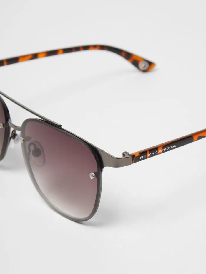 French Connection Sunglasses DFrame Sunglasses Gunmetal 8211 Man