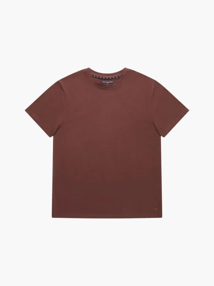 French Connection TShirts and Polo Shirts Classic Organic TShirt Chocolate 8211 Man