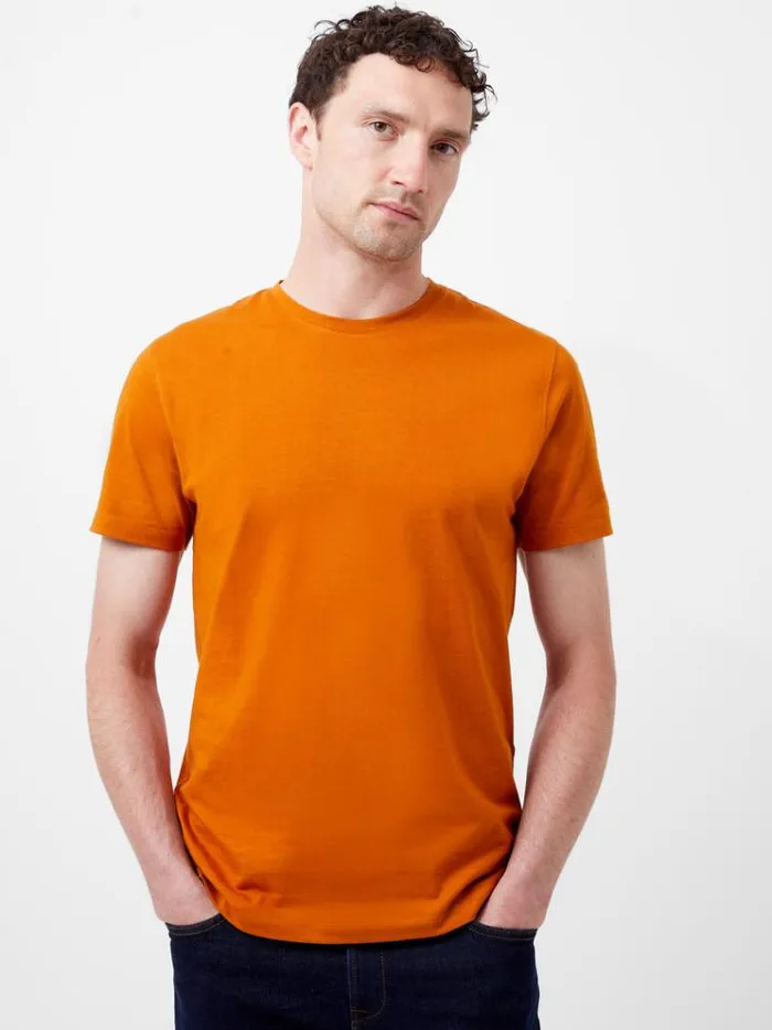 French Connection TShirts and Polo Shirts Organic Cotton TShirt Rust 8211 Man