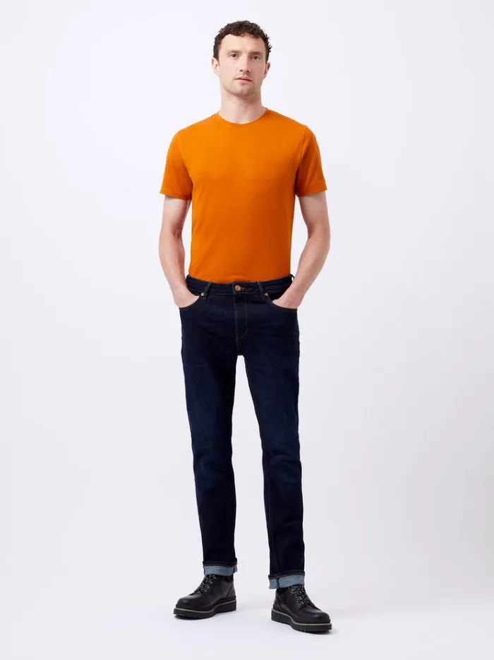 French Connection TShirts and Polo Shirts Organic Cotton TShirt Rust 8211 Man