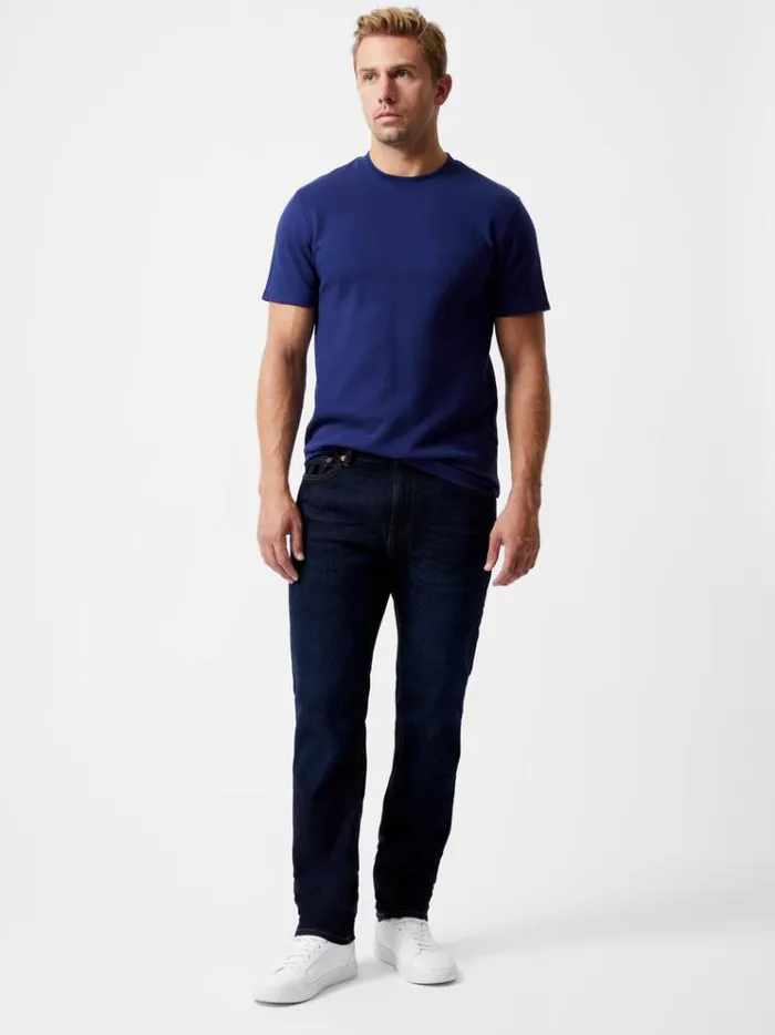 French Connection TShirts and Polo Shirts Ottoman Crew Neck TShirt Marine 8211 Man