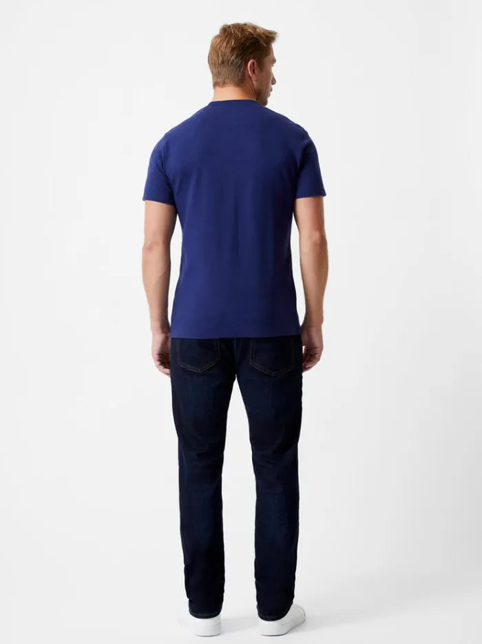 French Connection TShirts and Polo Shirts Ottoman Crew Neck TShirt Marine 8211 Man