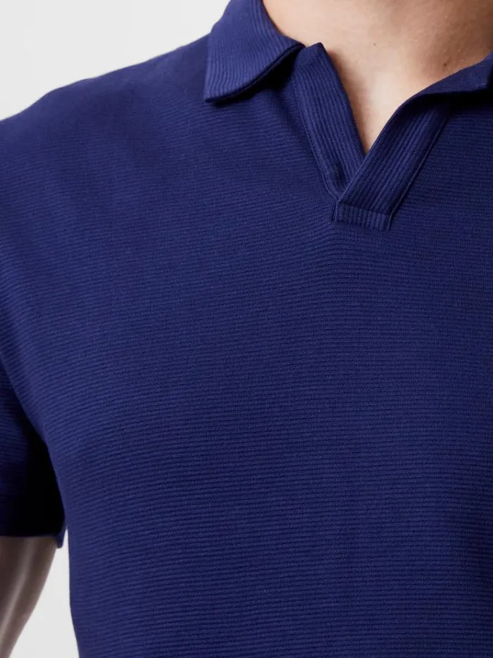 French Connection TShirts and Polo Shirts Ottoman Trophy Neck TShirt Marine 8211 Man