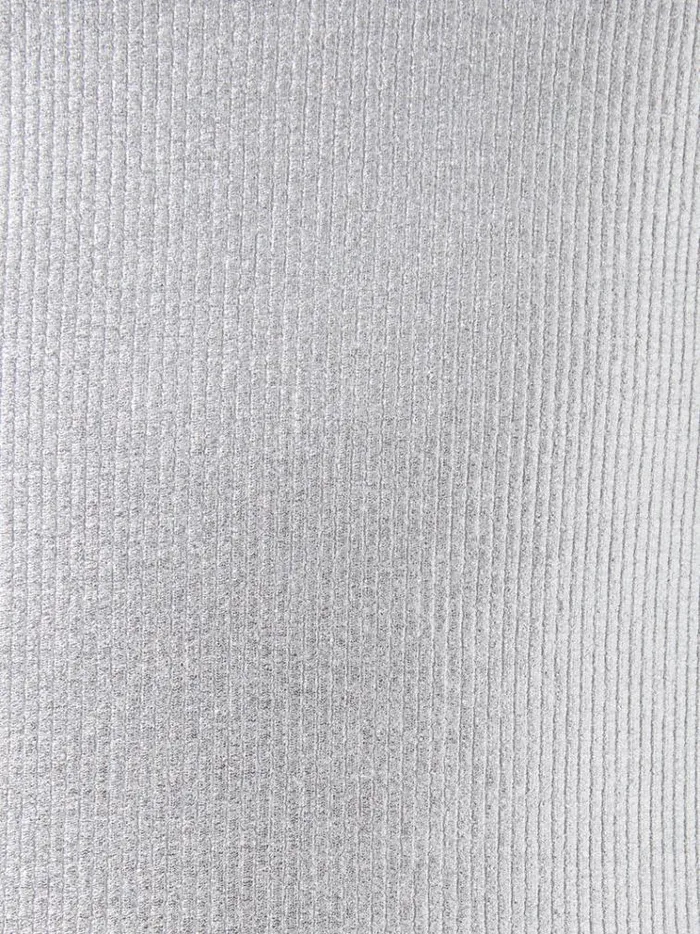 French Connection Tops Vista Ribbed Foil Coated Tank Top Silver 8211 Woman