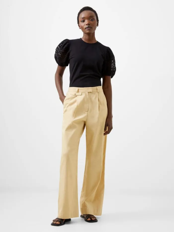French Connection Trousers Alania City Trousers Biscotti 8211 Woman