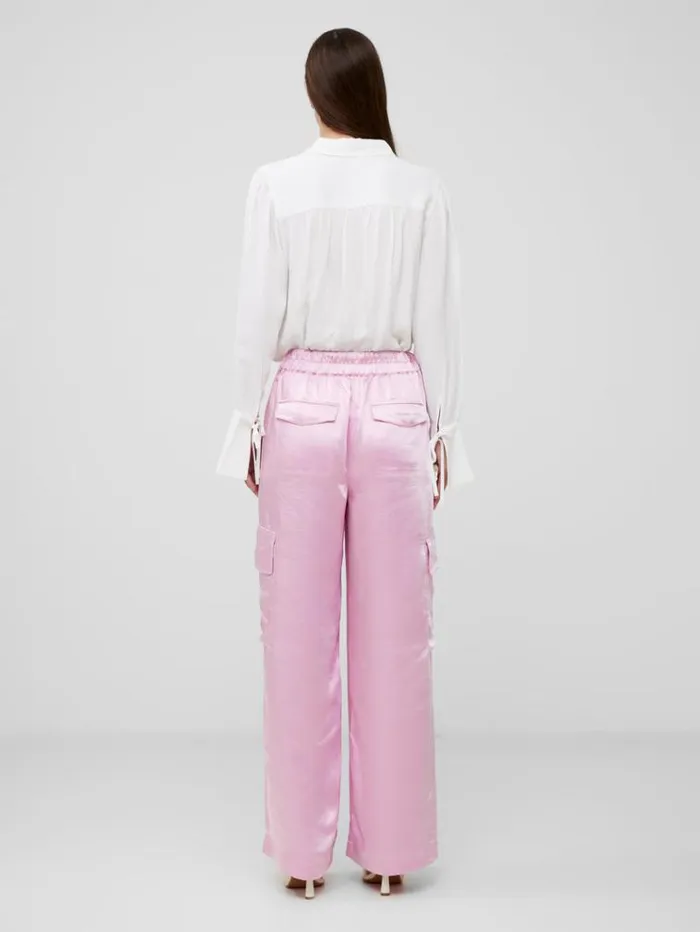 French Connection Trousers Chloetta Recycled Cargo Trousers Strawberry Shake 8211 Woman