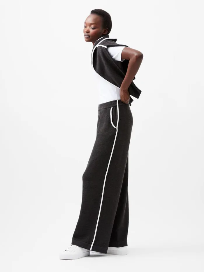 French Connection Trousers Jordan Trousers Charcoalwhite 8211 Woman