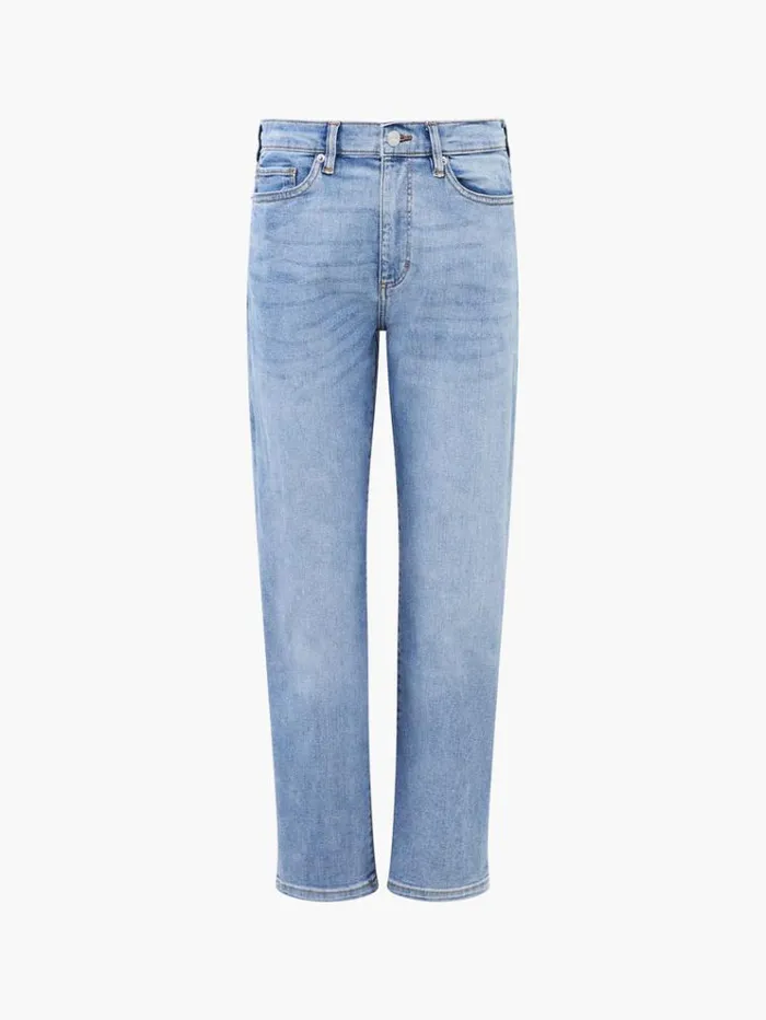 French Connection Trousers Stretch Denim Cigarette Fit Ankle Length Jeans 28 Inch Bleach Wash 8211 Woman