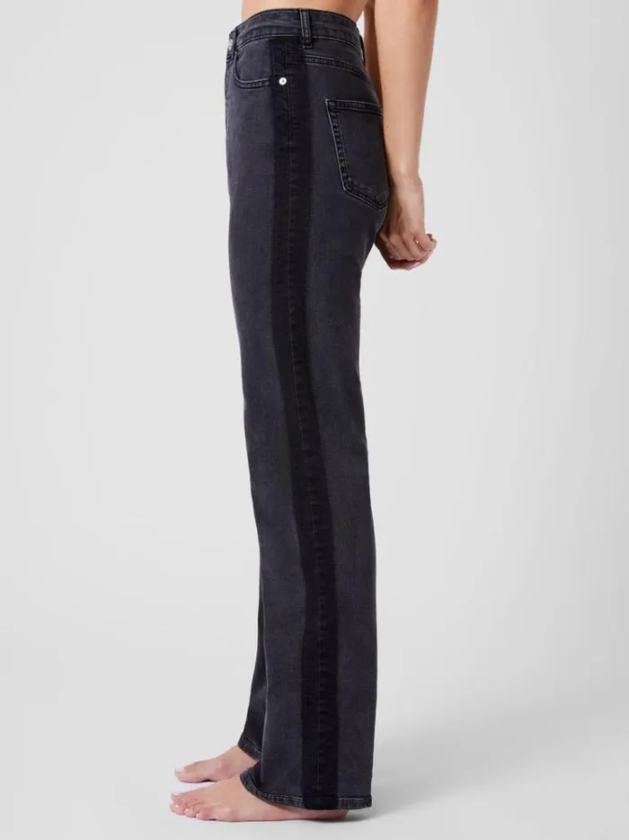 French Connection Trousers Toms Denim Mix Wash Jeans 32 Inch Vint Blkjust Blk 8211 Woman