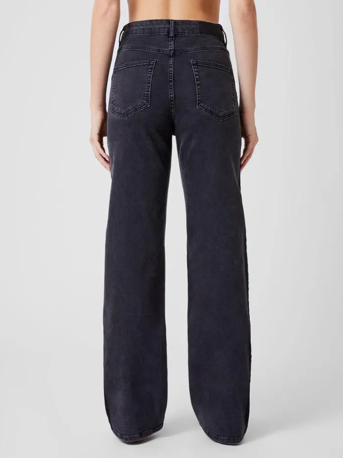 French Connection Trousers Toms Denim Mix Wash Jeans 32 Inch Vint Blkjust Blk 8211 Woman