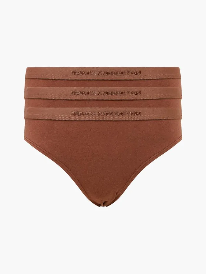 French Connection Underwear and Socks 3 Pack French Connection Briefs Light Brownlight Brownlight Brown 8211 Woman French Connection Underwear and Socks 3 Pack French Connection Briefs Light Brownlight Brownlight Brown 8211 Woman