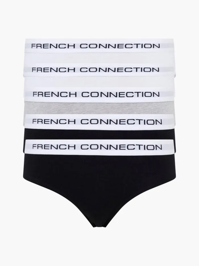 French Connection Underwear and Socks 5 Pack French Connection Briefs Blackblackwhitewhitegrey 8211 Woman French Connection Underwear and Socks 5 Pack French Connection Briefs Blackblackwhitewhitegrey 8211 Woman