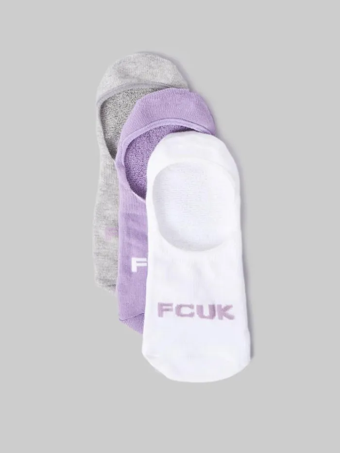 French Connection Underwear and Socks Fcuk 3 Pack Invisible Socks Multi 4 8211 Woman French Connection Underwear and Socks Fcuk 3 Pack Invisible Socks Multi 4 8211 Woman
