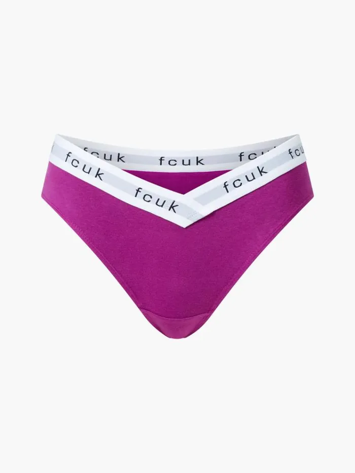 French Connection Underwear and Socks Fcuk 3 Pack VCut Briefs Multi 3 8211 Woman