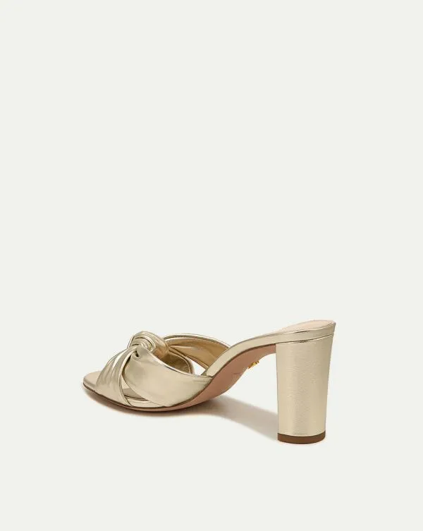 Ganita KnotFront Sandal Platinum Women Veronica Beard Shoes Ganita KnotFront Sandal Platinum Women Veronica Beard Shoes
