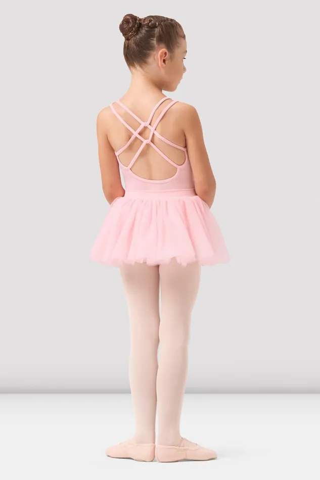 Girls Leila Cross Back Tutu Dress Candy Pink Children Leotards Bloch Girls Leila Cross Back Tutu Dress Candy Pink Children Leotards Bloch