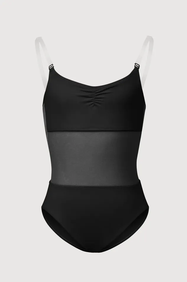 Girls Sunna Mesh Panel Bodysuit Black Underwear Bloch Children
