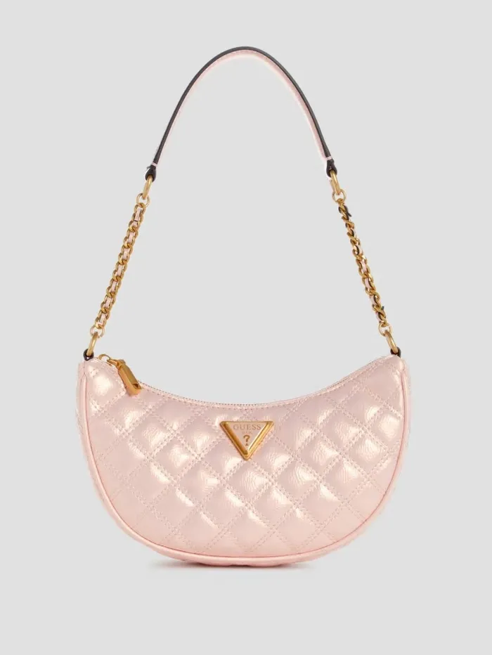Giully Quilted Shoulder Bag Light Rose Handbags GUESS Women