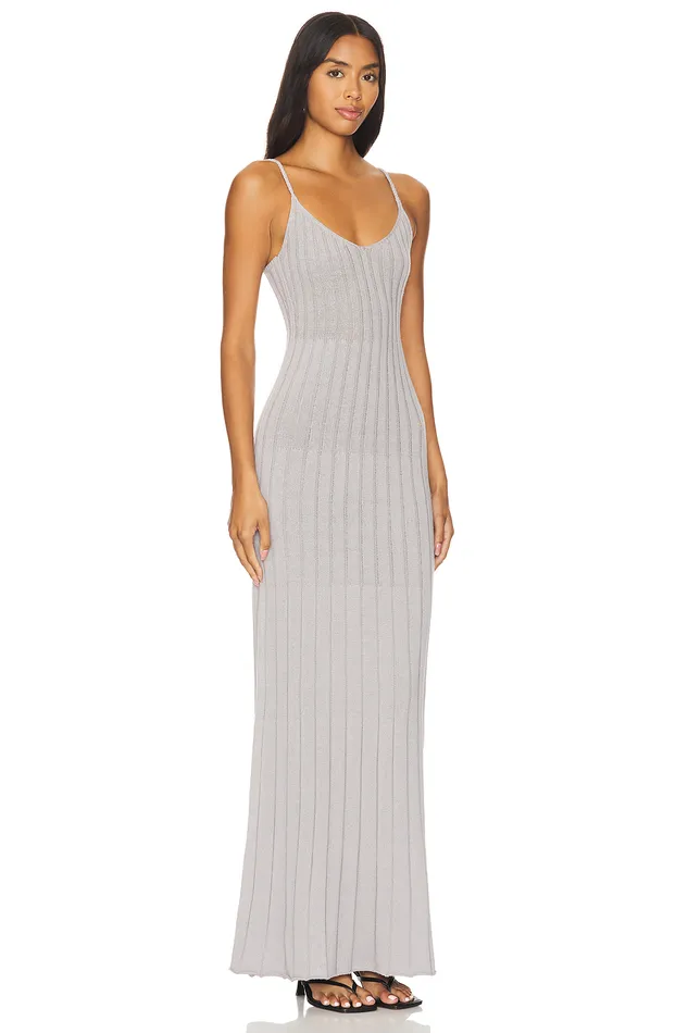 Glora Maxi Dress Grey Women Lovers and Friends Sweaters and Knits Glora Maxi Dress Grey Women Lovers and Friends Sweaters and Knits
