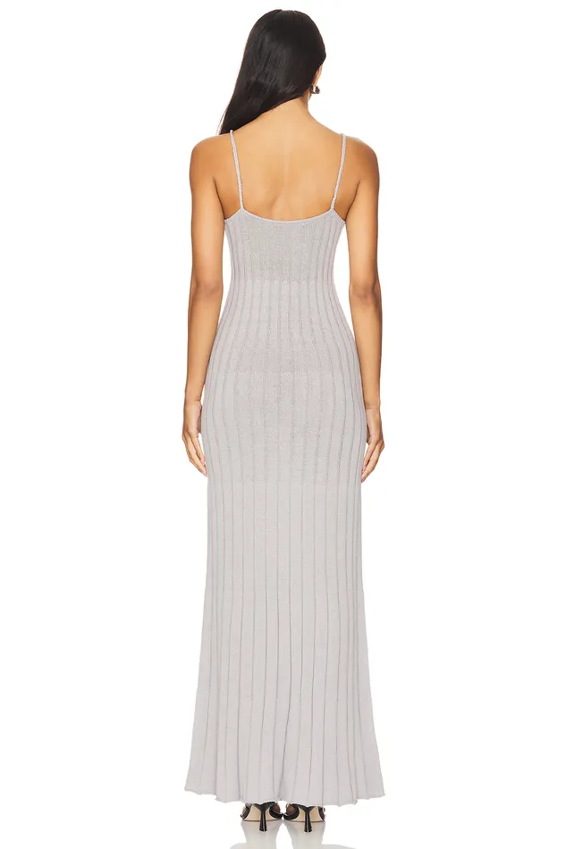 Glora Maxi Dress Grey Women Lovers and Friends Sweaters and Knits Glora Maxi Dress Grey Women Lovers and Friends Sweaters and Knits