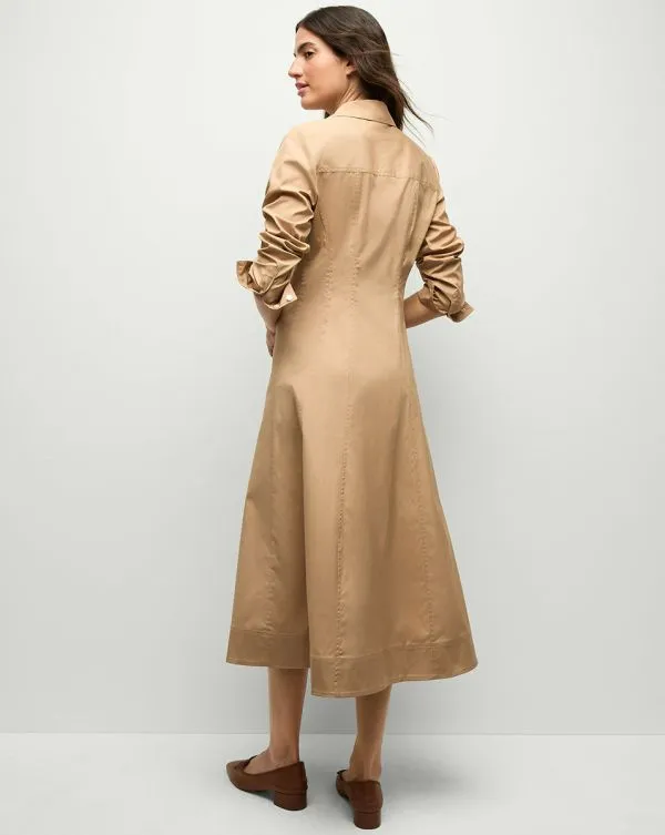 Goldie Dress Khaki Women Veronica Beard Dresses Goldie Dress Khaki Women Veronica Beard Dresses