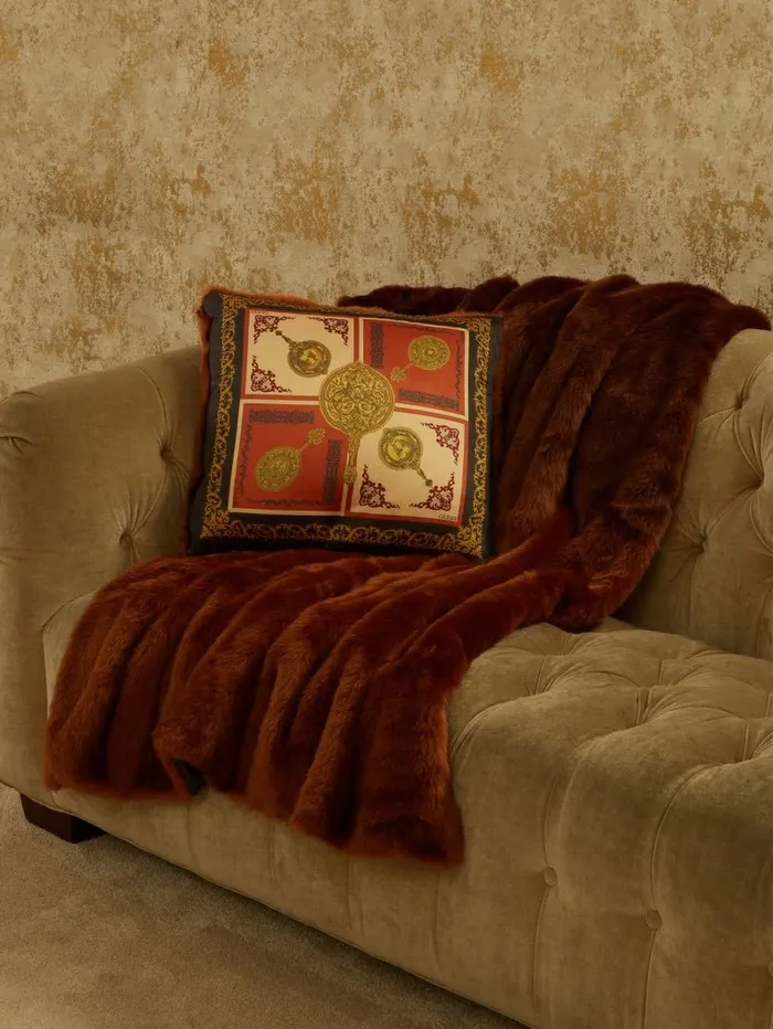 GUESS FauxFur Blanket Buddhist Wash Women Home GUESS FauxFur Blanket Buddhist Wash Women Home