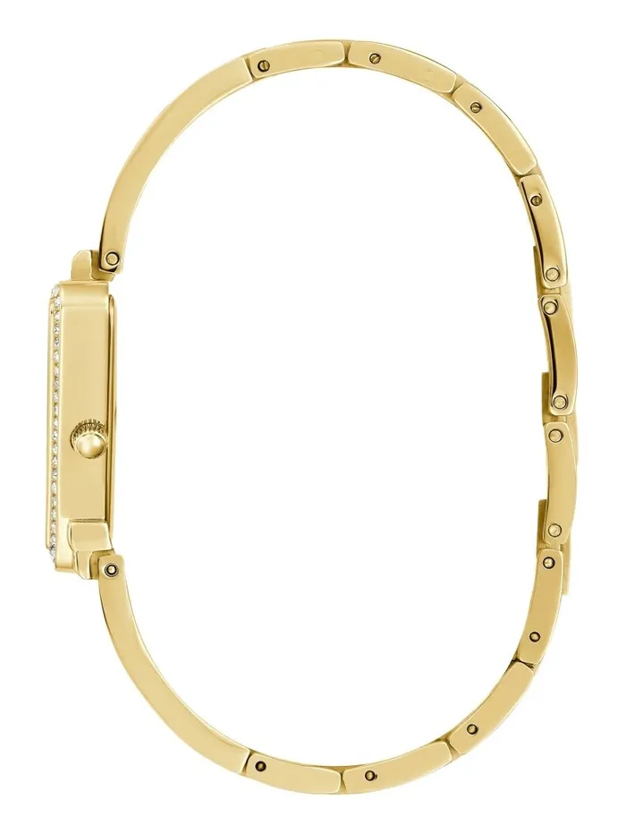 GUESS GoldTone Crystal Triangle Analog Watch Gold Women Watches GUESS GoldTone Crystal Triangle Analog Watch Gold Women Watches