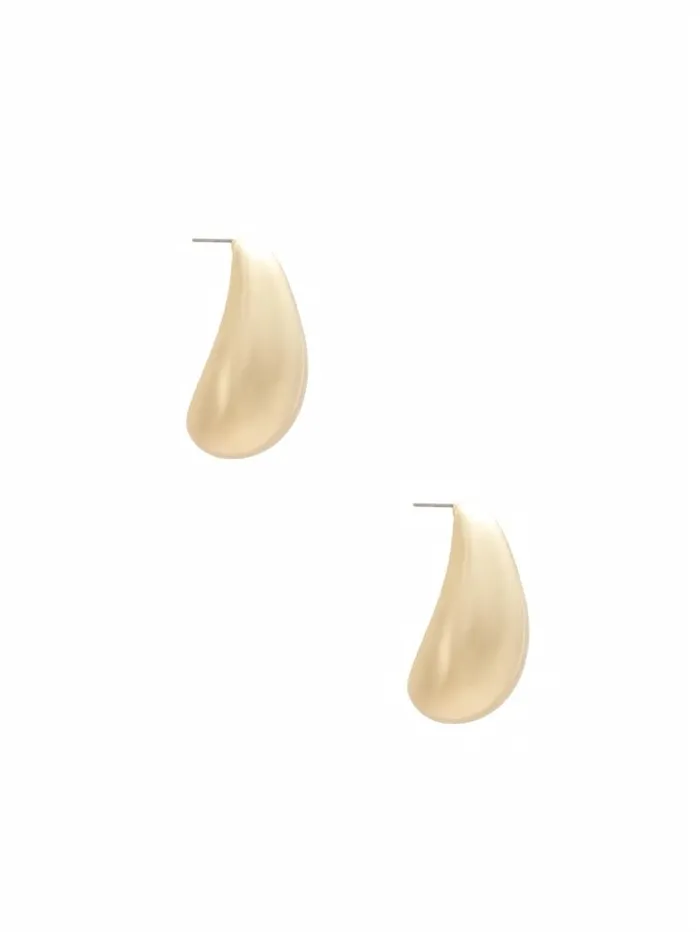 GUESS GoldTone Teardrop Stud Earring SilverGold Women Jewelry GUESS GoldTone Teardrop Stud Earring SilverGold Women Jewelry