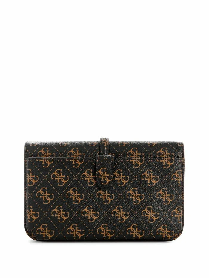 GUESS Handbags Women James Crossbody Organizer Wallet Brown Multi GUESS Handbags Women James Crossbody Organizer Wallet Brown Multi