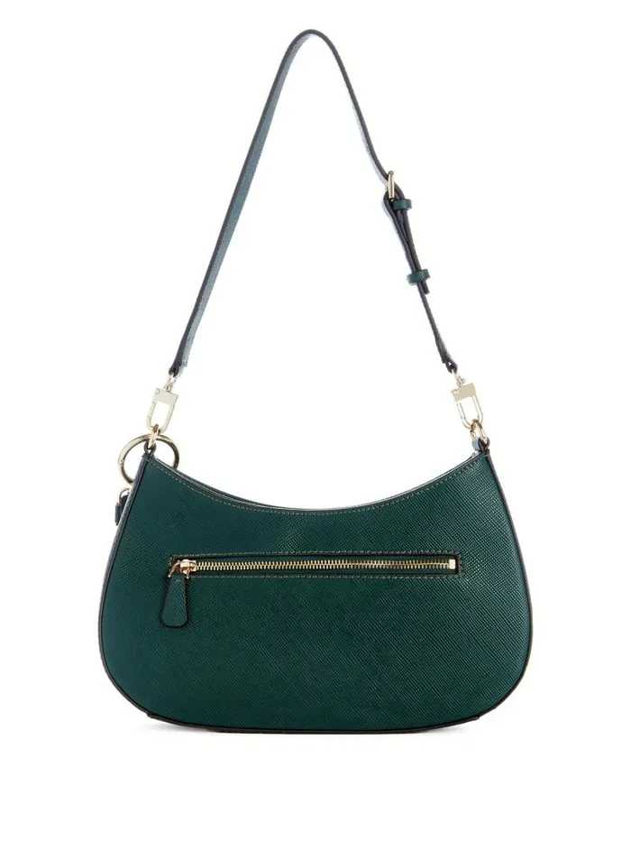 GUESS Handbags Women Noelle Shoulder Bag Forest Green GUESS Handbags Women Noelle Shoulder Bag Forest Green