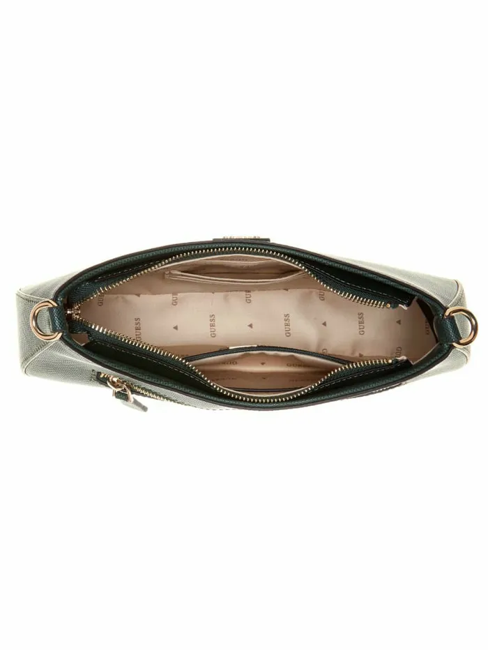 GUESS Handbags Women Noelle Shoulder Bag Forest Green GUESS Handbags Women Noelle Shoulder Bag Forest Green