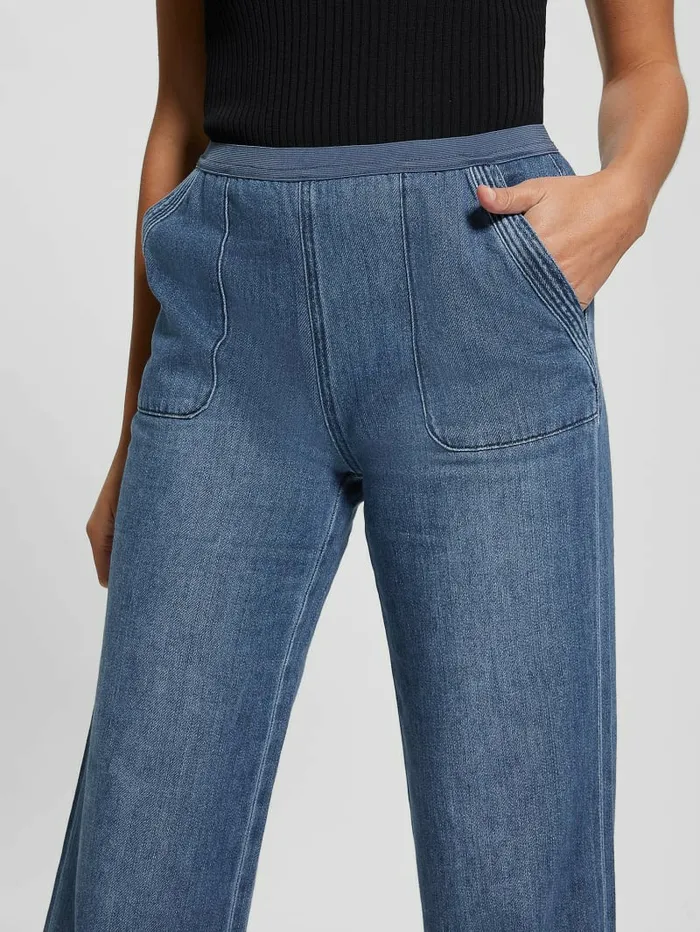 GUESS Jeans and Denim Women Rina WideLeg Jeans Noka Wash