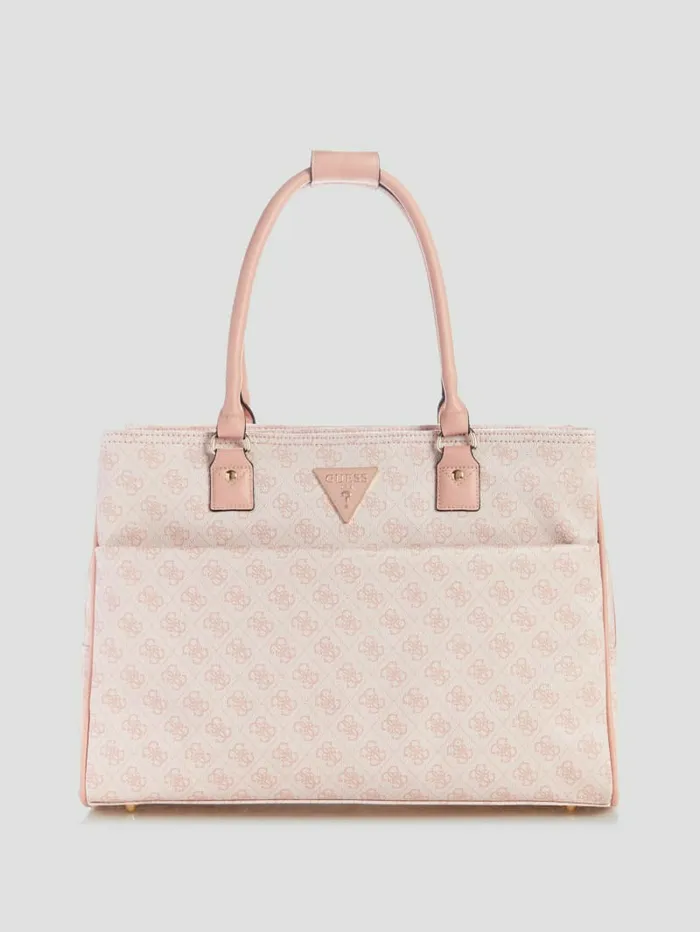 GUESS Jesco Quattro G Shopper Tote Rose Pink WomenMen Handbags