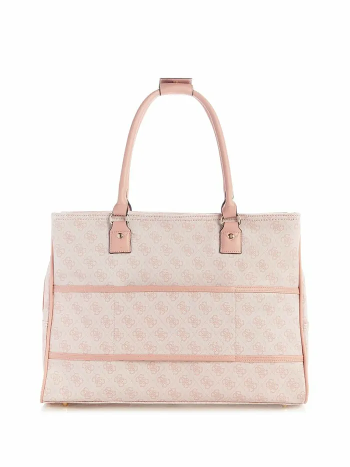 GUESS Jesco Quattro G Shopper Tote Rose Pink WomenMen Handbags GUESS Jesco Quattro G Shopper Tote Rose Pink WomenMen Handbags