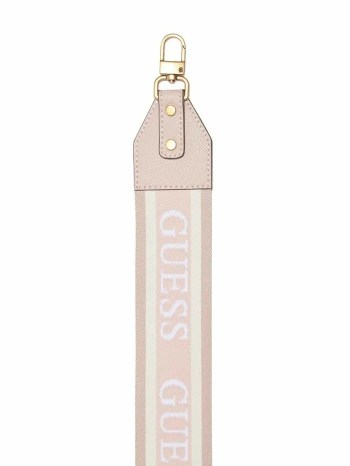 GUESS Logo Crossbody Strap Rose Pink Women Handbags GUESS Logo Crossbody Strap Rose Pink Women Handbags