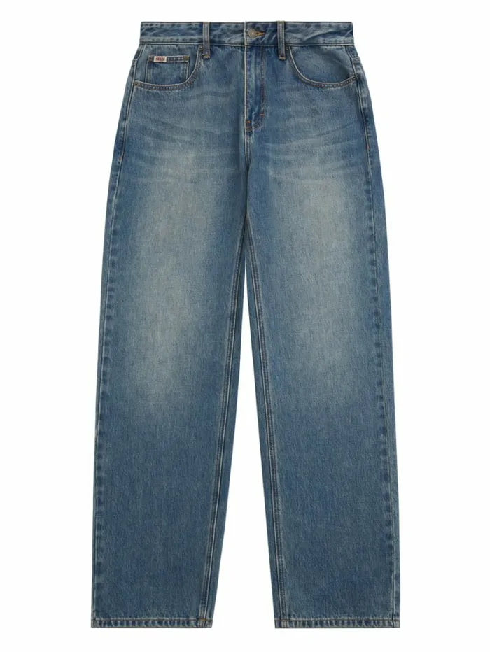 GUESS Originals Kit Straight Jeans Go Leo Lt Wash Men Jeans and Denim GUESS