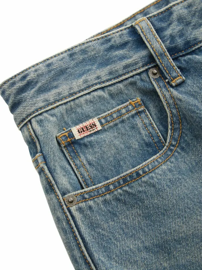 GUESS Originals Kit Straight Jeans Go Leo Lt Wash Men Jeans and Denim GUESS GUESS Originals Kit Straight Jeans Go Leo Lt Wash Men Jeans and Denim GUESS