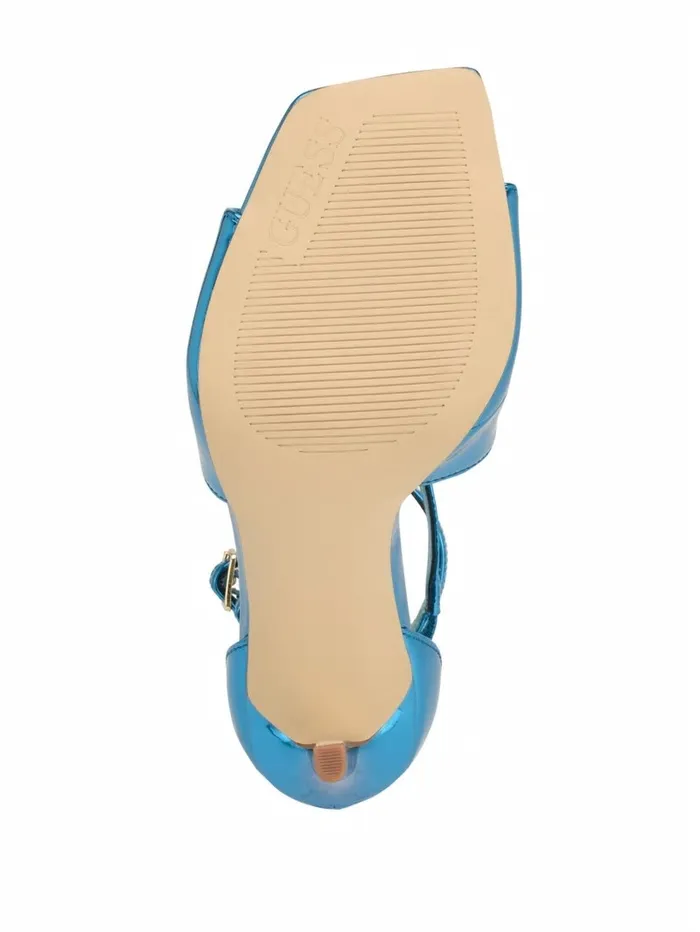 GUESS Sandals Women Sella Strappy Stiletto Heels Medium Green GUESS Sandals Women Sella Strappy Stiletto Heels Medium Green