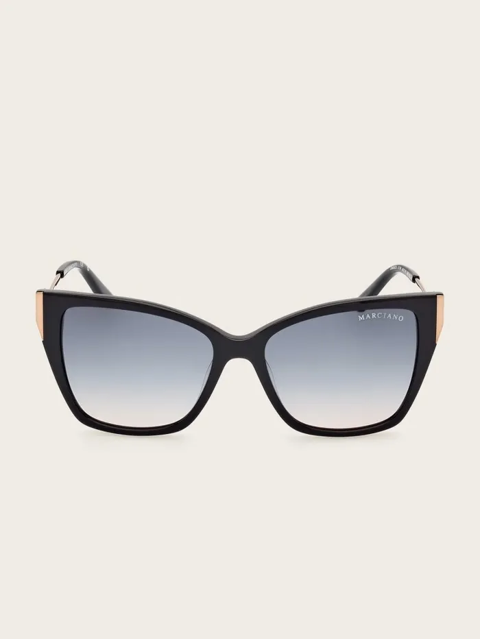 GUESS Sunglasses Women Georgina CatEye Sunglasses Black