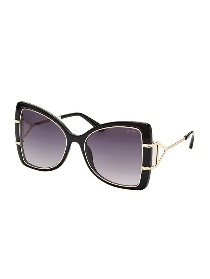 GUESS Sunglasses Women Oversized Butterfly Sunglasses Silver GUESS Sunglasses Women Oversized Butterfly Sunglasses Silver