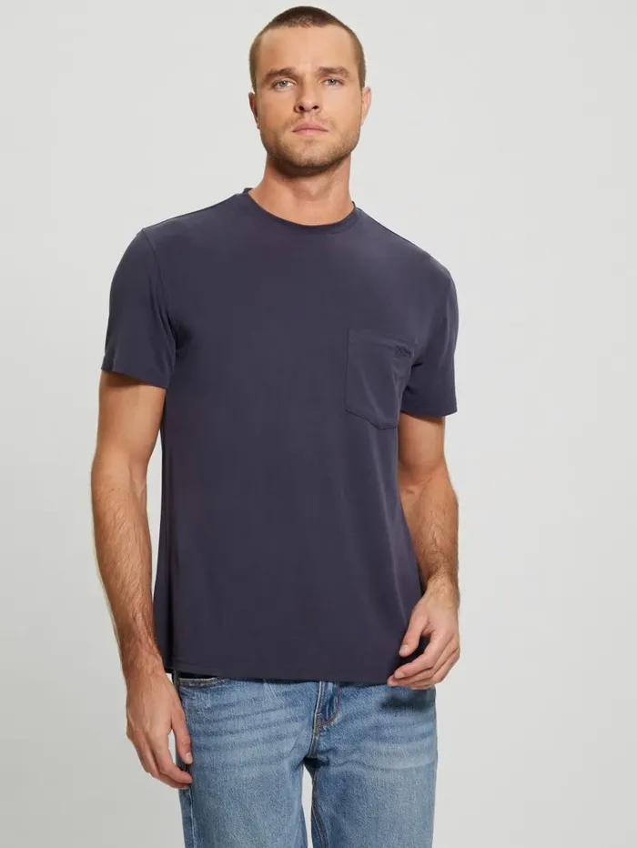 GUESS TShirts and Tanks Men Eco Pocket Tee Bleu lgant