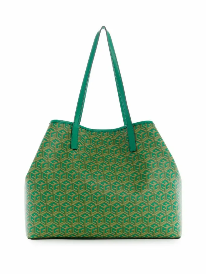 GUESS Vikky Large Tote Forest Logo Women Handbags