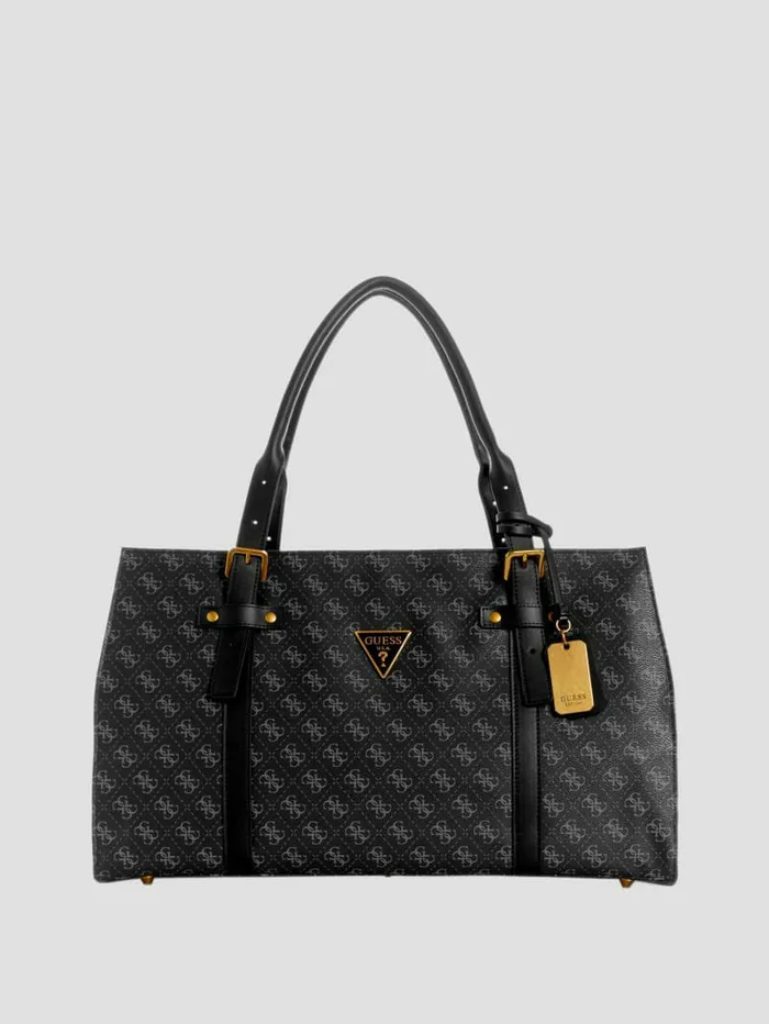 GUESS Wallets and Bags WomenMen Jesco Weekender Duffle Bag Coal Multi