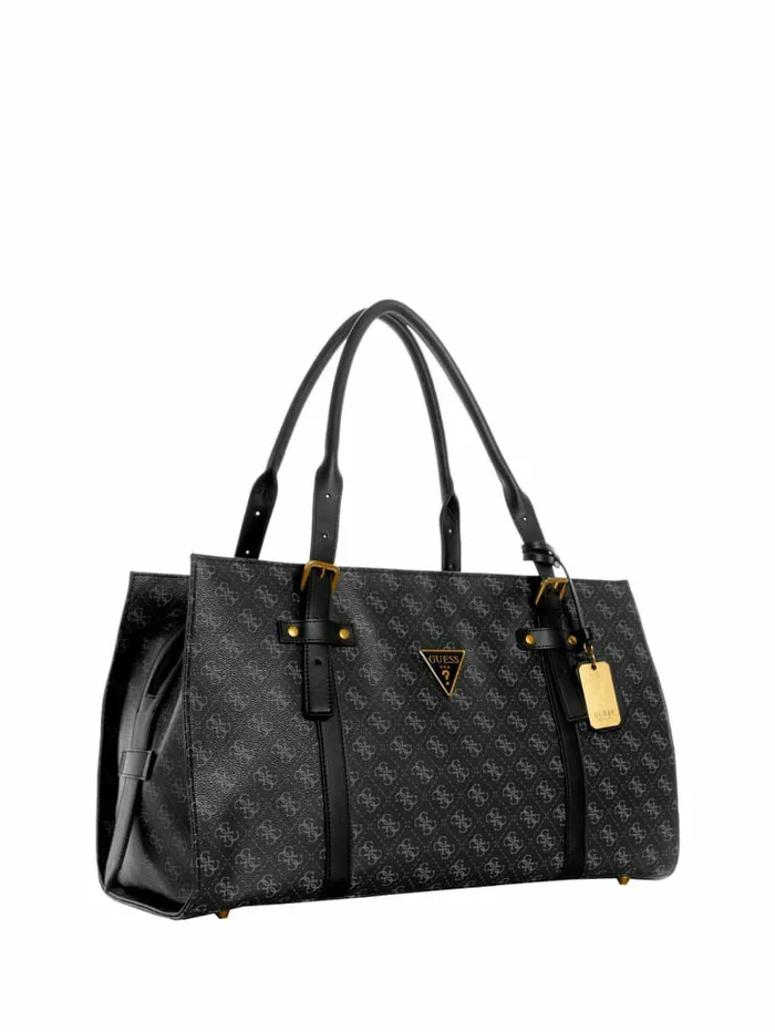 GUESS Wallets and Bags WomenMen Jesco Weekender Duffle Bag Coal Multi GUESS Wallets and Bags WomenMen Jesco Weekender Duffle Bag Coal Multi