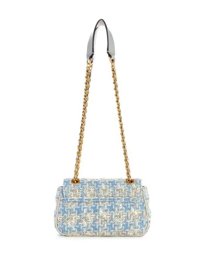 Handbags Giully Tweed Mini Convertible Crossbody Lilac Bloom GUESS Women Handbags Giully Tweed Mini Convertible Crossbody Lilac Bloom GUESS Women