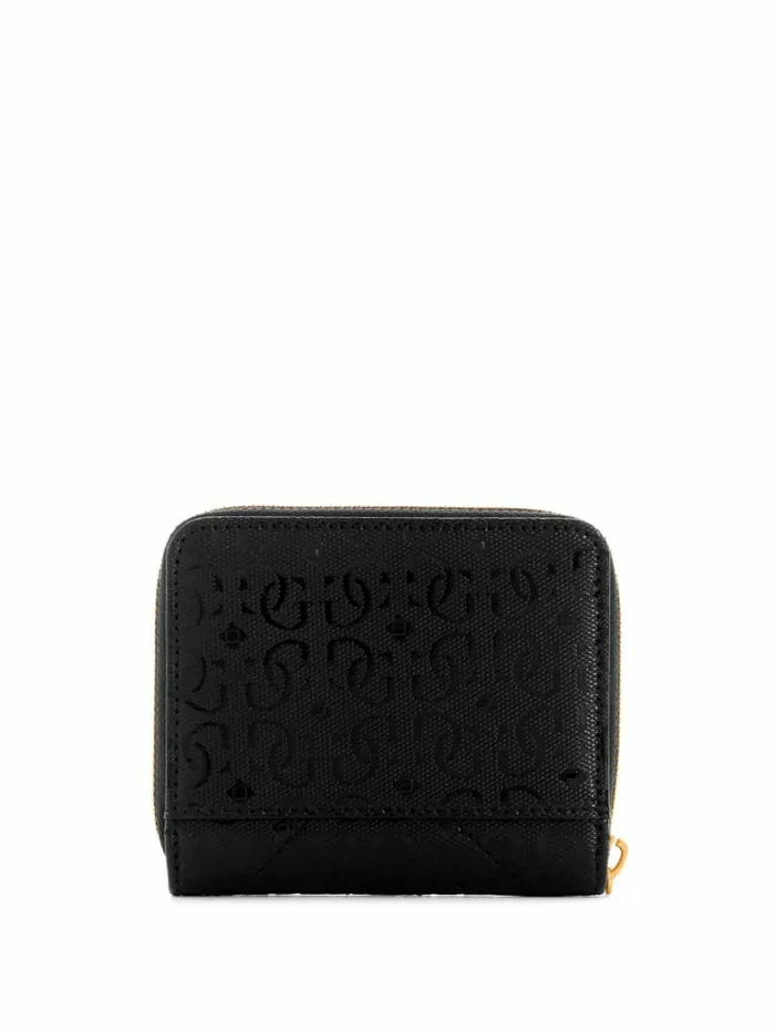 Handbags GUESS Women Jania Small ZipAround Wallet Black Handbags GUESS Women Jania Small ZipAround Wallet Black