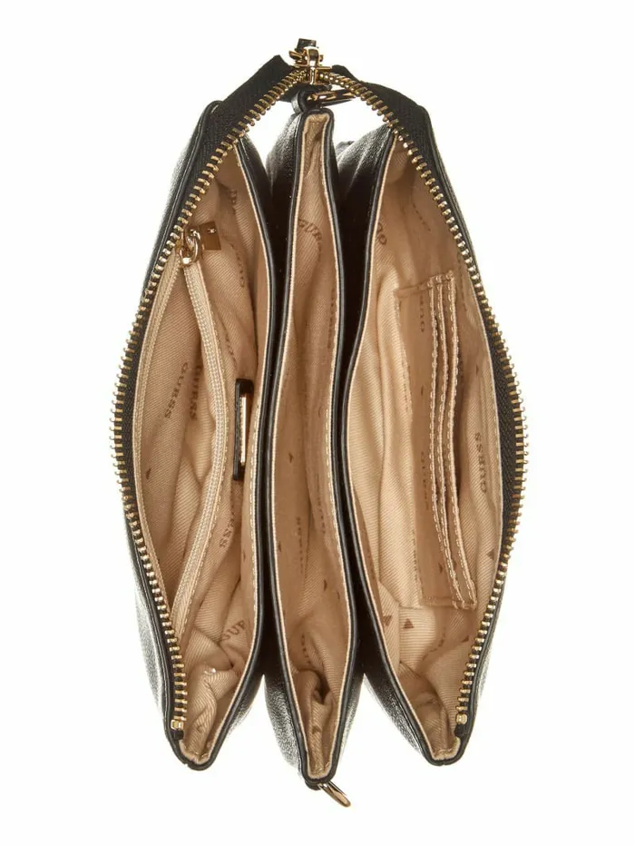 Handbags GUESS Women Latona Mini Crossbody Black Handbags GUESS Women Latona Mini Crossbody Black