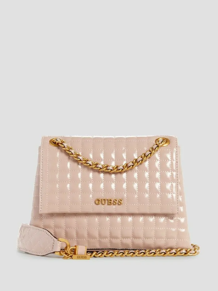 Handbags GUESS Women Tia Convertible Crossbody Rosewood