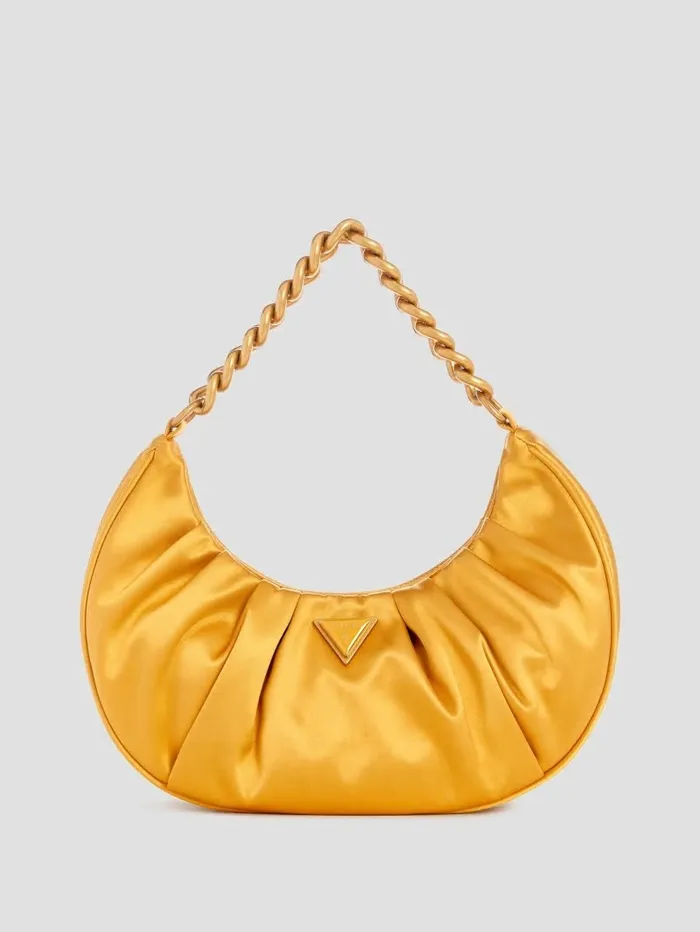 Handbags GUESS Women Tori Satin Shoulder Bag Topaz