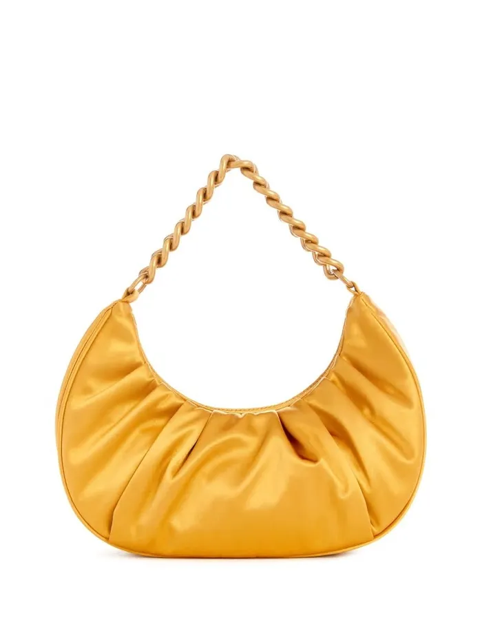 Handbags GUESS Women Tori Satin Shoulder Bag Topaz